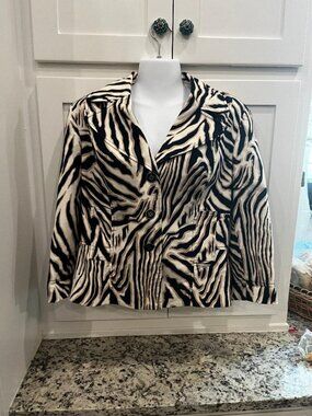 Rafaella 3/4 Length Sleeve Blazer - L